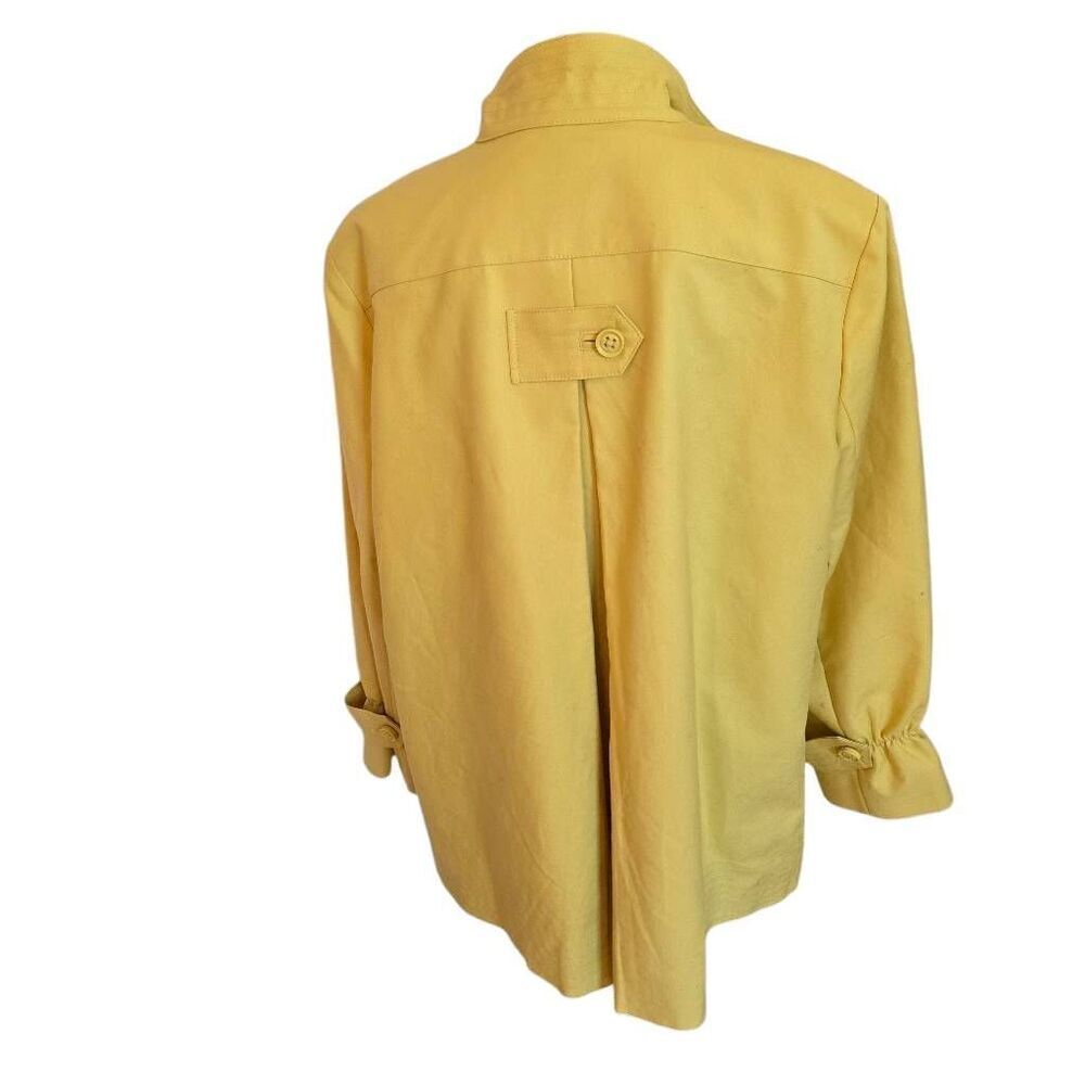 Talbots Womens Fully Lined Button Front Mac Coat … - image 3